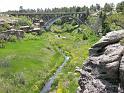 cccanyonbridge.jpg - The bridge carries Colordo Highway 83 over the creek and Castlewood Canyon. We enjoyed visiting this park, located a few miles South of Franktown, Colorado.