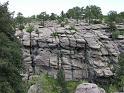 ccrocks.jpg - A rock face in the canyon at Castlewood Canyon State Park.