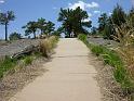 ccsteepchairpush.jpg - I pushed Sandy's wheelchair up this steep incline and then came back down to snap the picture.