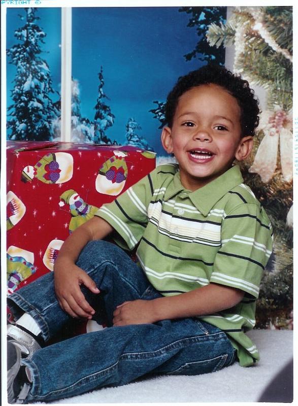 jarindec2007.jpg - My Grandson, Jarin, son of my Daughter Erin and James Norwood. Jarin is three and one-half years old. Picture taken December, 2007.